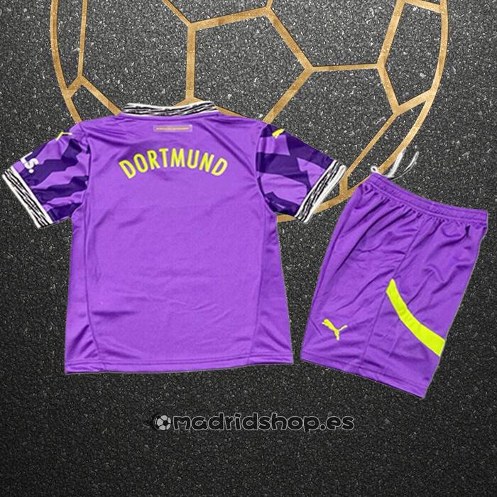 Camiseta Borussia Dortmund Portero Special Nino 24-25 Purpura
